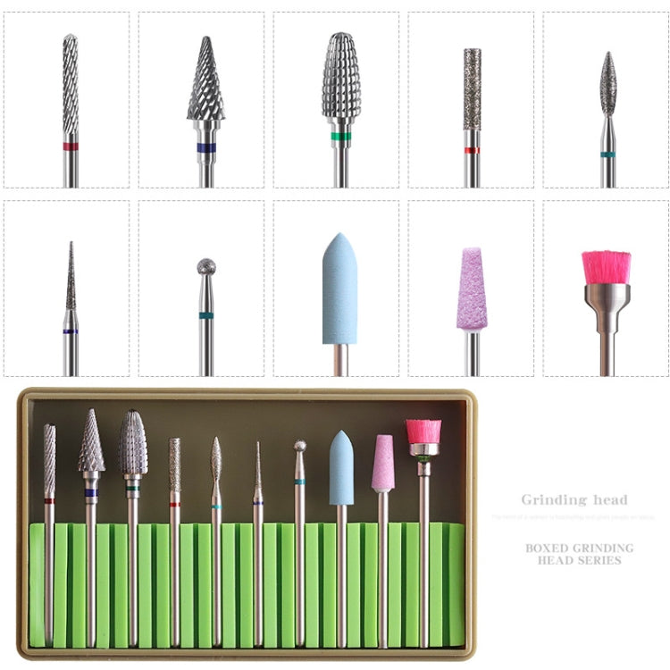 Nail Alloy Tungsten Steel Ceramic Grinding Machine Accessories Nail Grinding Heads Set Polishing Tool, Color Classification: BH-03 - Grinding Tools & Accessories by PMC Jewellery | Online Shopping South Africa | PMC Jewellery | Buy Now Pay Later Mobicred