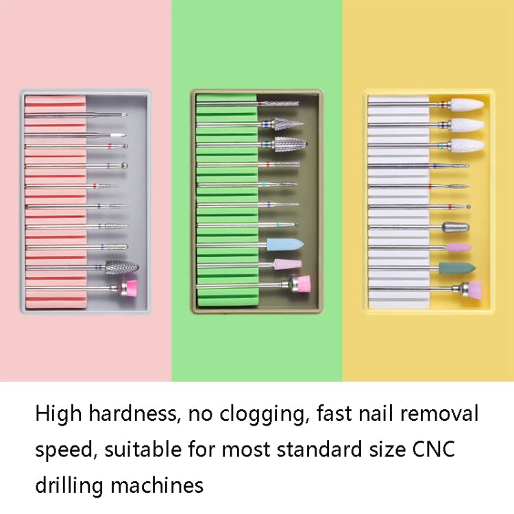 Nail Alloy Tungsten Steel Ceramic Grinding Machine Accessories Nail Grinding Heads Set Polishing Tool, Color Classification: BH-04 - Grinding Tools & Accessories by PMC Jewellery | Online Shopping South Africa | PMC Jewellery | Buy Now Pay Later Mobicred