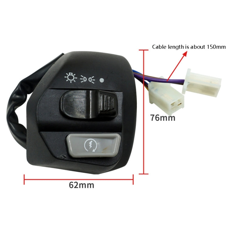 Motorcycle Accessories Handle Switch Assembly Handle Combination Switch For Yamaha MIO / LC135 - Electrical System by PMC TechLife | Online Shopping South Africa | PMC TechLife | Buy Now Pay Later Mobicred