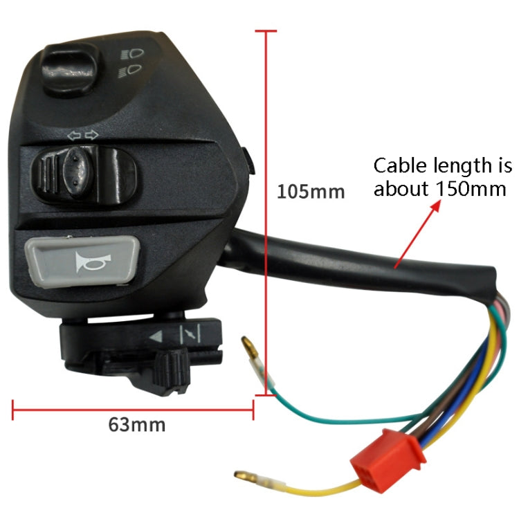 Motorcycle Accessories Handle Switch Assembly Handle Combination Switch For Yamaha MIO / LC135 - Electrical System by PMC TechLife | Online Shopping South Africa | PMC TechLife | Buy Now Pay Later Mobicred