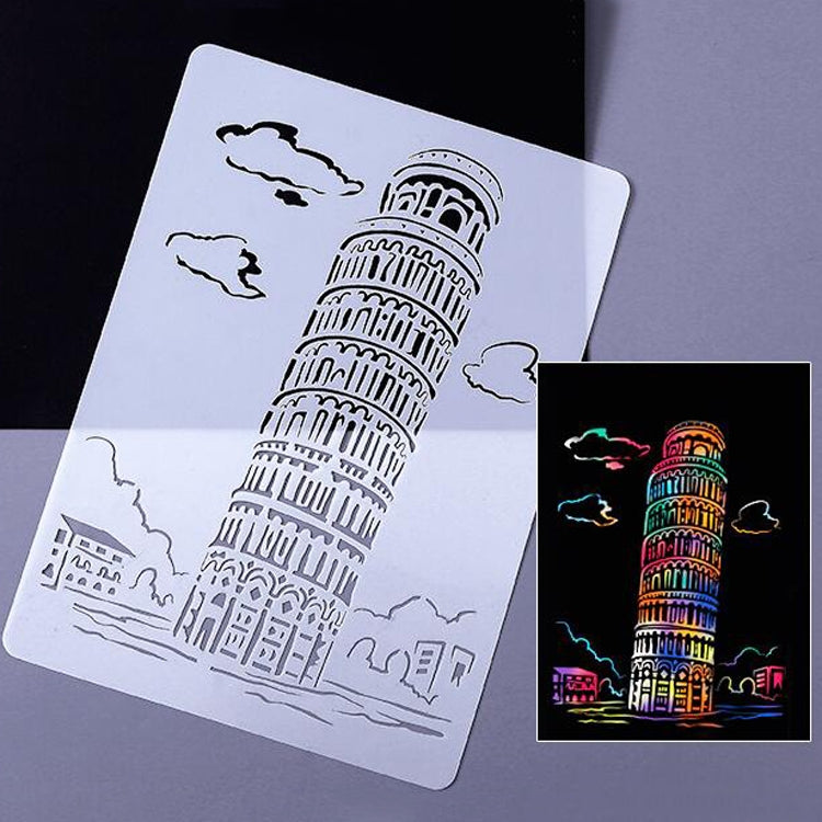 1 Paris Tower Construction Series Painting Template Theme City A4 Label Template - Art Supplies by PMC TechLife | Online Shopping South Africa | PMC TechLife | Buy Now Pay Later Mobicred