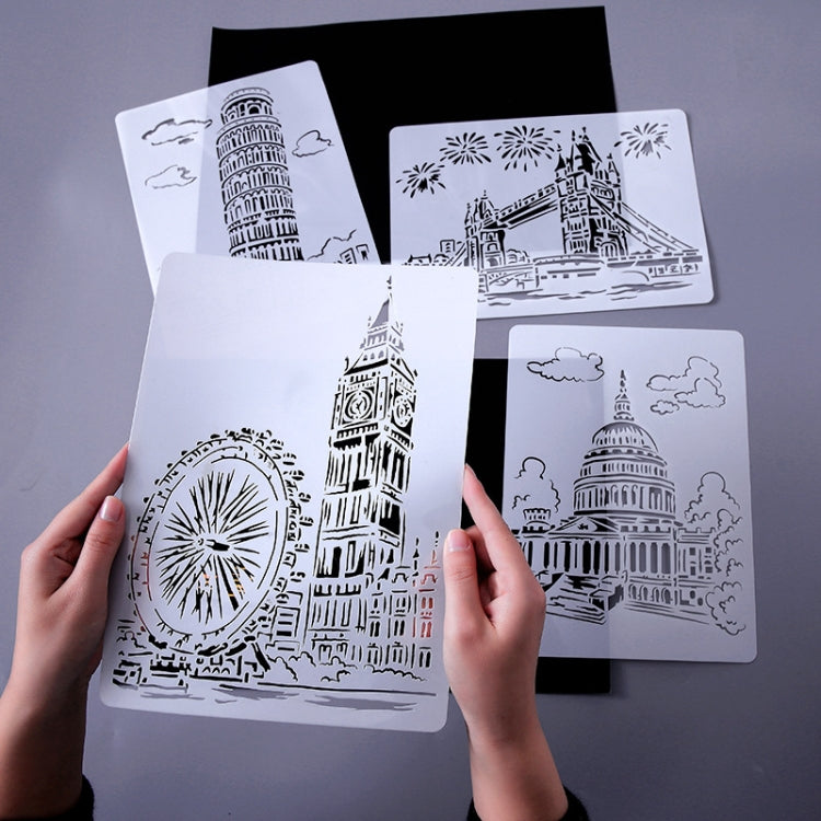 9 Sydney Construction Series Painting Template Theme City A4 Label Template - Art Supplies by PMC TechLife | Online Shopping South Africa | PMC TechLife | Buy Now Pay Later Mobicred