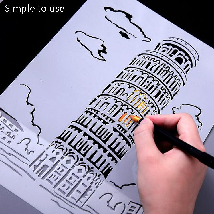 10 Sailing Hotel Construction Series Painting Template Theme City A4 Label Template - Art Supplies by PMC TechLife | Online Shopping South Africa | PMC TechLife | Buy Now Pay Later Mobicred