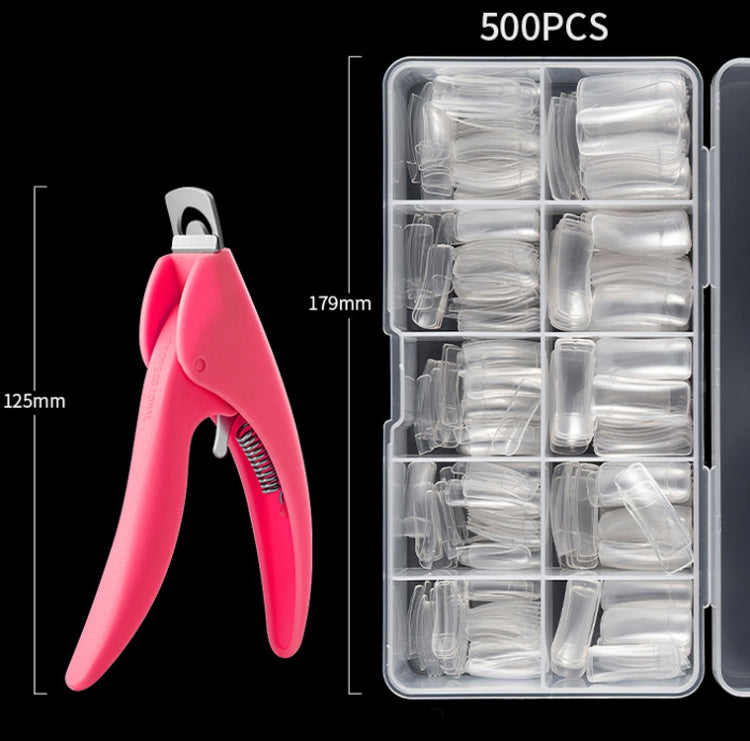 Manicure Tool  Set Fingernails Word Cut Set, Specification: Transparent Full Post - Nail Art Equipment by PMC Jewellery | Online Shopping South Africa | PMC Jewellery | Buy Now Pay Later Mobicred