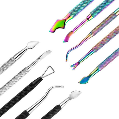 FABIYAN Stainless Steel Dead Skin Shear Steel Push Nail Art Tool Set, Specification: Set 3 - Nail Clipper by PMC Jewellery | Online Shopping South Africa | PMC Jewellery | Buy Now Pay Later Mobicred