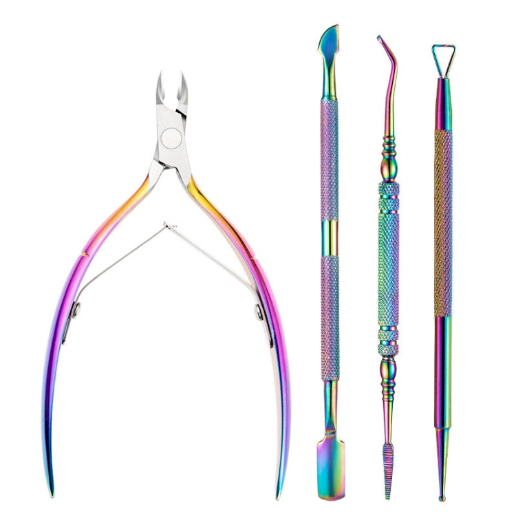 FABIYAN Stainless Steel Dead Skin Shear Steel Push Nail Art Tool Set, Specification:   Set 12 - Nail Clipper by PMC Jewellery | Online Shopping South Africa | PMC Jewellery | Buy Now Pay Later Mobicred