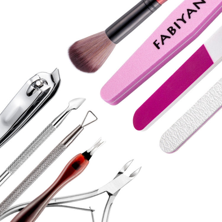 FABIYAN Nail Art Tool Set Manicure Disarm Tool Set, Specification: 7-piece Set - Nail Art Equipment by PMC Jewellery | Online Shopping South Africa | PMC Jewellery | Buy Now Pay Later Mobicred