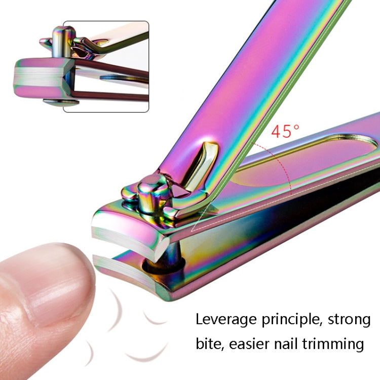 10 PCS Black Color Titanium Nail Shear Exfoliating Manicure Tool, Specification: Small Slope (Black) - free shipping - PMC Jewellery - Order now!