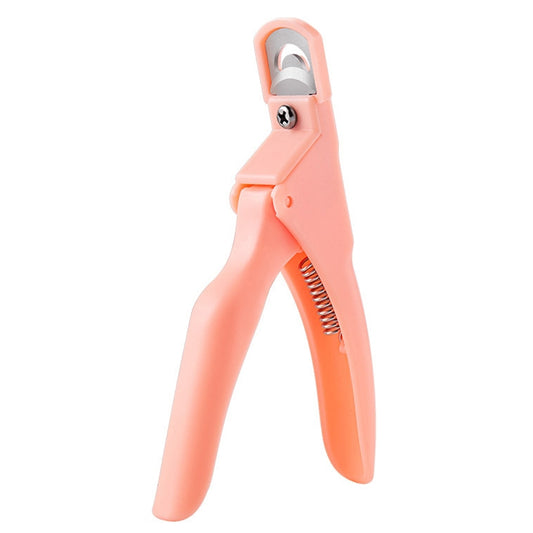 5pcs Nail Scissors U-Shaped Scissors DIY French Nail Fake Nail Scissors, Specification: Orange With Hood - Nail Clipper by PMC Jewellery | Online Shopping South Africa | PMC Jewellery | Buy Now Pay Later Mobicred