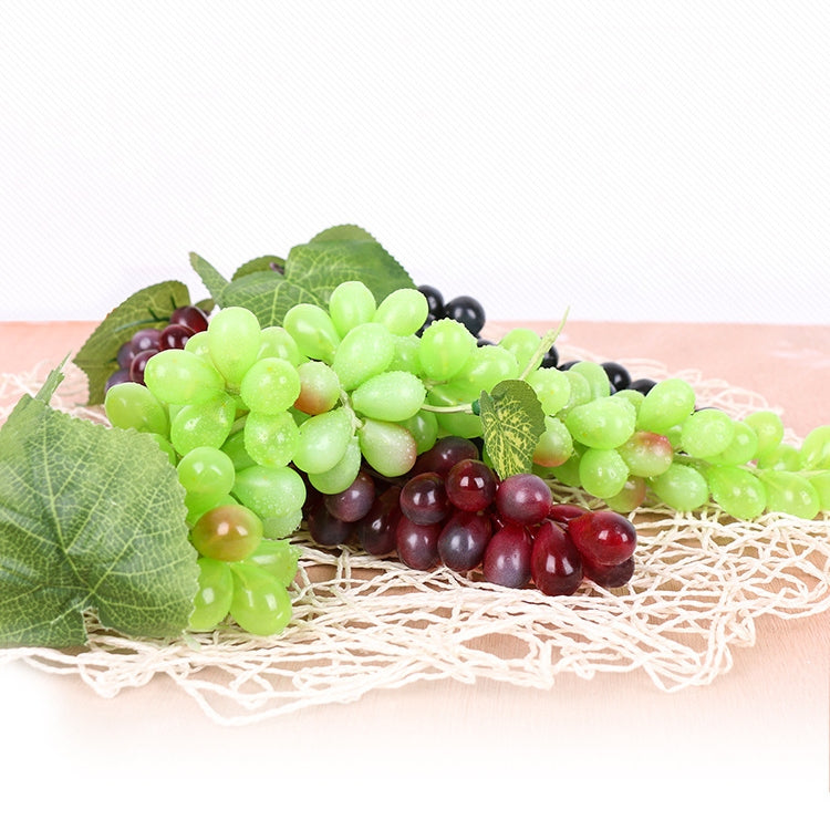 2 Bunches 110 Green Grapes Simulation Fruit Simulation Grapes PVC with Cream Grape Shoot Props - free shipping - PMC TechLife - Order now!