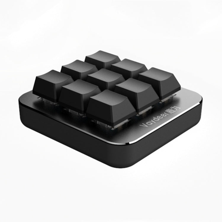 Vaydeer JP1011 9-Keys Mechanical Keyboard Mini Portable Custom Keyboard, Cable Length: 1m - Wired Keyboard by Vaydeer | Online Shopping South Africa | PMC Jewellery | Buy Now Pay Later Mobicred