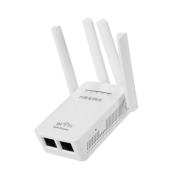 PIX-LINK LV-WR09 300Mbps WiFi Range Extender Repeater Mini Router(UK Plug) - Wireless Routers by PMC Jewellery | Online Shopping South Africa | PMC Jewellery | Buy Now Pay Later Mobicred