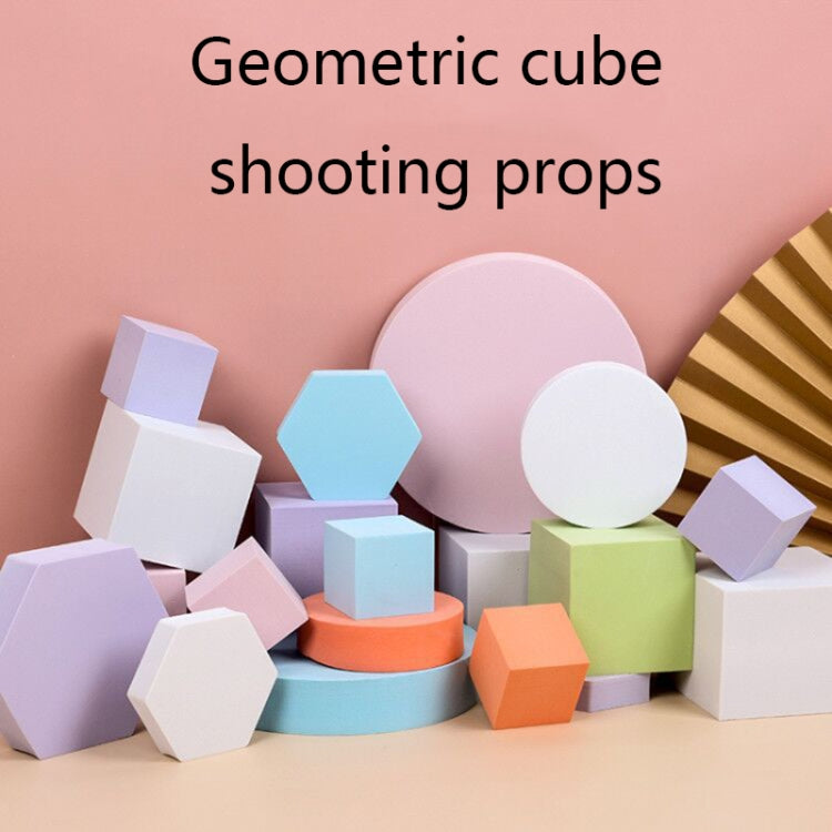 8 PCS Geometric Cube Photo Props Decorative Ornaments Photography Platform, Colour: Large Light Pink Square - Geometric Props by PMC TechLife | Online Shopping South Africa | PMC TechLife | Buy Now Pay Later Mobicred