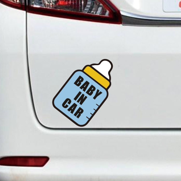 10 PCS There Is A Baby In The Car Stickers Warning Stickers Style: CT203 Baby W Girl Magnetic Stickers - Warning Sticker by PMC Jewellery | Online Shopping South Africa | PMC Jewellery | Buy Now Pay Later Mobicred