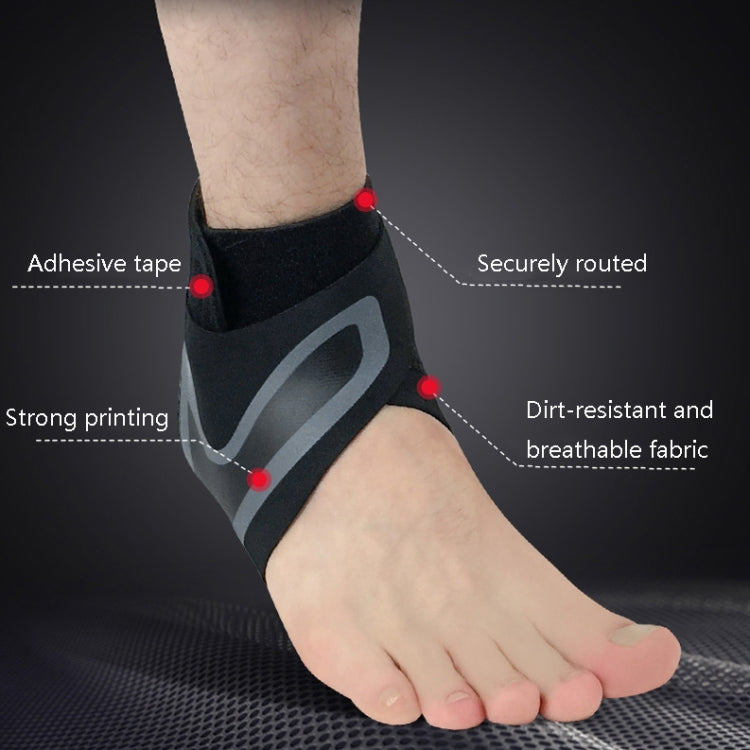 Sports Compression Anti-Sprain Ankle Guard Outdoor Basketball Football Climbing Protective Gear, Specification: M, Right Foot (Black Green) - Sports Safety by PMC Jewellery | Online Shopping South Africa | PMC Jewellery