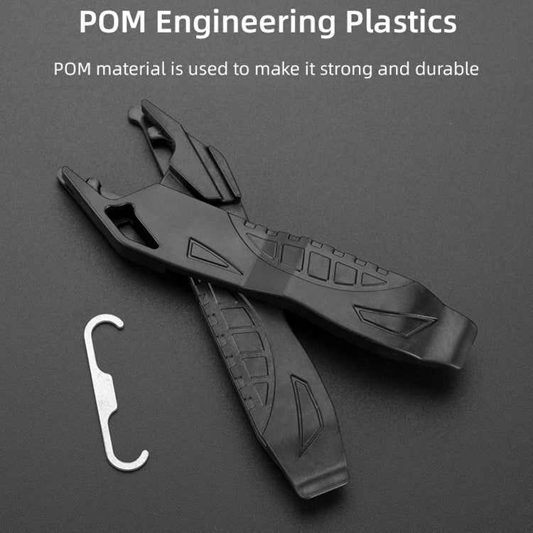 Bicycle Mini Portable Tire Rod Multi-Function Repair Car Tire Repair Tool Detachable Dual-Purpose Tool(Black) - Maintenance tools by PMc TechLife | Online Shopping South Africa | PMc TechLife | Buy Now Pay Later Mobicred
