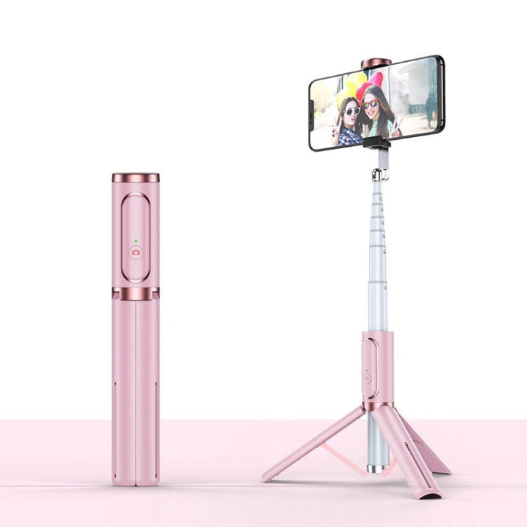 Bluetooth Selfie Stick with Tripod Multi-function Gimbal Mobile Phone Fill Light Live Support(Girl Powder) - Selfie Sticks by PMC Jewellery | Online Shopping South Africa | PMC Jewellery | Buy Now Pay Later Mobicred