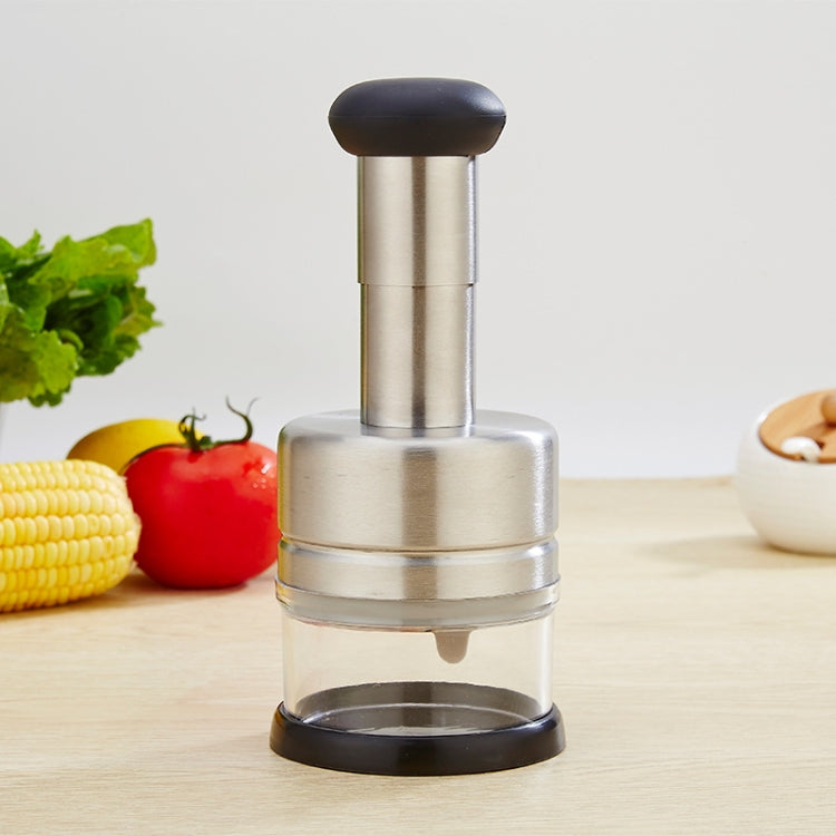 Stainless Steel Vegetable Cutter Kitchen Gadgets Onion Press Garlic Press - Cutter & Peeler by PMC TechLife | Online Shopping South Africa | PMC TechLife | Buy Now Pay Later Mobicred