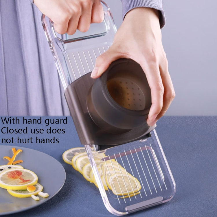 Multi-Function Slicker Kitchen Gadget Potato Slice Grater, Colour: Six Knives Gray - Cutter & Peeler by PMC TechLife | Online Shopping South Africa | PMC TechLife | Buy Now Pay Later Mobicred