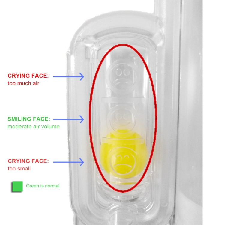 Respiratory Training Device Lung Capacity Training Pulmonary Function Exercise Rehabilitation Device, Specification: Single Ball 3000ml - free shipping - PMC TechLife - Order now!