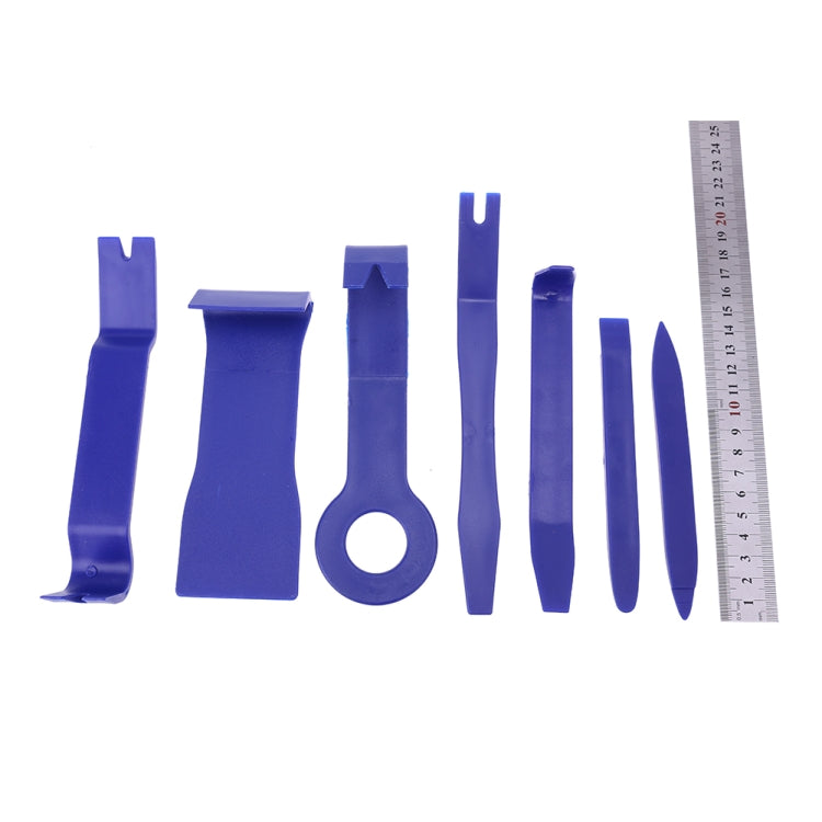 7 PCS Car Audio Conversion Tool DVD Audio Door Panel Disassembly Instrument Panel Disassemble Set Tool(Blue) - Hand Tool Sets by PMC Jewellery | Online Shopping South Africa | PMC Jewellery | Buy Now Pay Later Mobicred