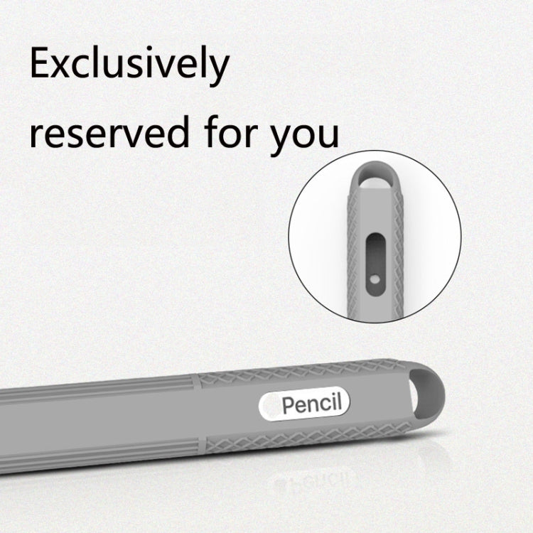 5 PCS Stylus Silicone Protective Case For Apple Pencil 2(Red) - Pencil Accessories by PMC TechLife | Online Shopping South Africa | PMC TechLife