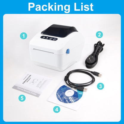 Xprinter XP-320B 80mm Thermal Barcode Supermarket Cashier Label Printer, Spec: USB(US Plug) - Printer by Xprinter | Online Shopping South Africa | PMC Jewellery | Buy Now Pay Later Mobicred