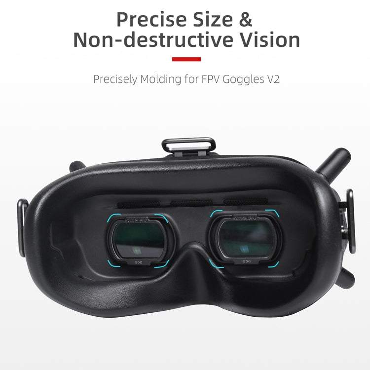 Sunnylife FV-Q9334 2 PCS Myopia Lens Nearsighted Corrective Aspherical Lens for DJI FPV Goggles V2, Colour: 550 Degree - Lens Accessories by Sunnylife | Online Shopping South Africa | PMC Jewellery | Buy Now Pay Later Mobicred