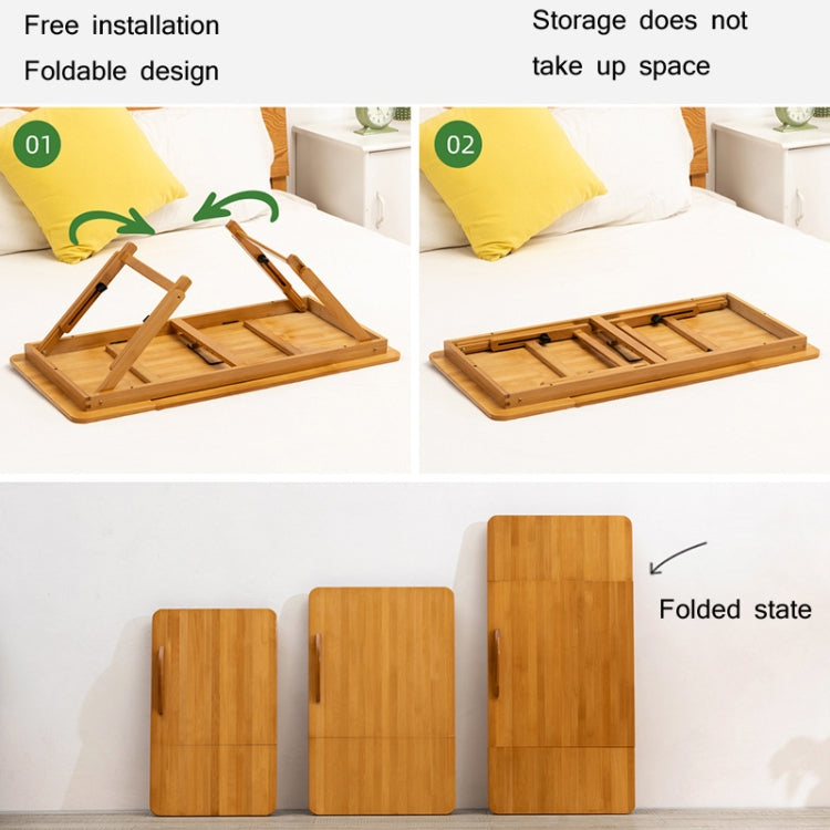 741ZDDNZ Bed Use Folding Height Adjustable Laptop Desk Dormitory Study Desk, Specification: Medium 64cm - free shipping - PMC Jewellery - Order now!