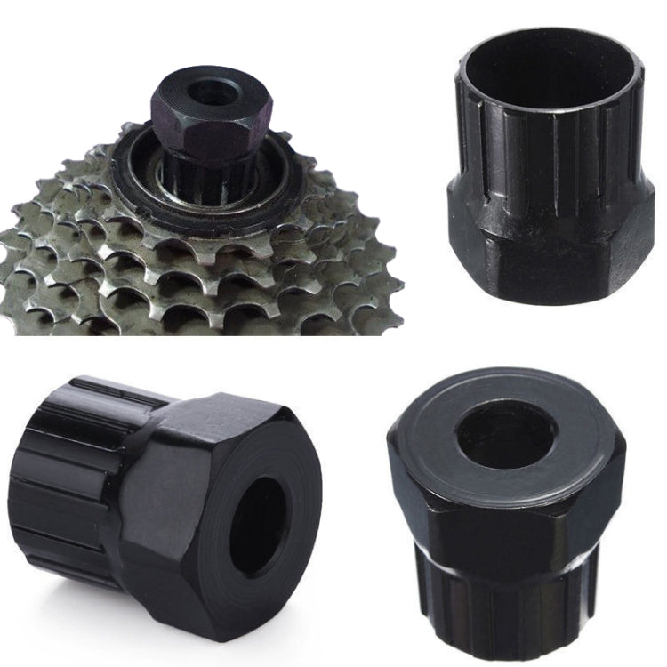 10 PCS Small Flywheel Tool Bicycle Flywheel Disassembly Installation Maintenance Tools(Black) - Maintenance tools by PMc TechLife | Online Shopping South Africa | PMc TechLife | Buy Now Pay Later Mobicred