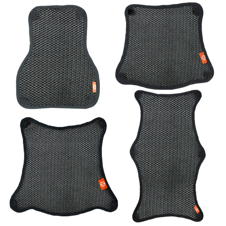 HOUZHI MTZT1010 Motorcycle Sun Insulation Cushion 3D Grid Breathable Sweating Cool Seat Cover, Style: Single Layer XL - Seat Covers by PMC Jewellery | Online Shopping South Africa | PMC Jewellery | Buy Now Pay Later Mobicred