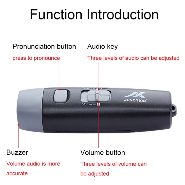 JUNCTION T9 Adjustable High Decibel Sports Referee Electronic Whistle Rescue Pet Training Whistle(Black) - Sporting goods by JUNCTION | Online Shopping South Africa | PMC Jewellery | Buy Now Pay Later Mobicred