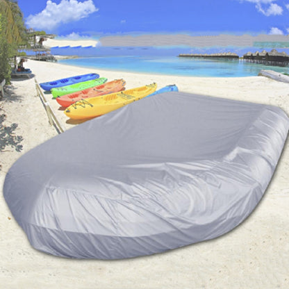 Waterproof Dust-Proof And UV-Proof Inflatable Rubber Boat Protective Cover Kayak Cover, Size: 420x94x46cm(Grey) - Marine Accessories & Parts by PMC Jewellery | Online Shopping South Africa | PMC Jewellery | Buy Now Pay Later Mobicred