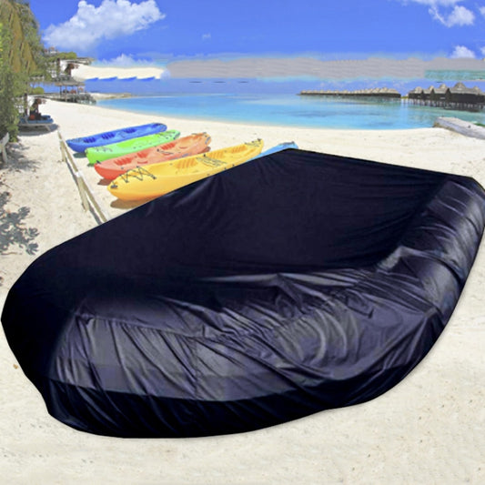 Waterproof Dust-Proof And UV-Proof Inflatable Rubber Boat Protective Cover Kayak Cover, Size: 520x94x46cm(Black) - Marine Accessories & Parts by PMC Jewellery | Online Shopping South Africa | PMC Jewellery | Buy Now Pay Later Mobicred