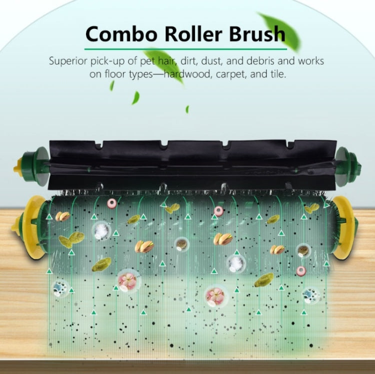 8 PCS / Set Sweeper Rolling Brush + Side Brush + Filter + Brush For iRobot Roomba 500 Series(Carton Packaging) - free shipping - PMC TechLife - Order now!