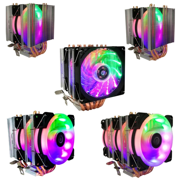 COOL STORM CT-4U-9cm Heat Pipe Dual-Tower CPU Radiator Copper Pipe 9 Cm Fan For Intel/AMD Platform Specification： Aurora Single Fan 3 Line - Fan Cooling by COOL STORM | Online Shopping South Africa | PMC Jewellery | Buy Now Pay Later Mobicred