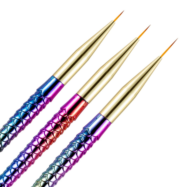 Manicure Smudge Pen Gradient Mermaid Painted Phototherapy Drawing Pen( 11cm  Hook Line Pen) - Nail Art Equipment by PMC Jewellery | Online Shopping South Africa | PMC Jewellery | Buy Now Pay Later Mobicred