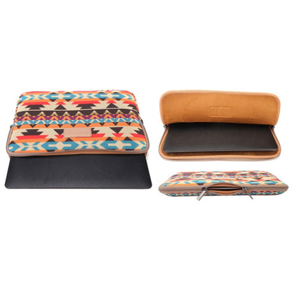 LiSEN LS-518 Lingge Pattern Laptop Computer Liner Bags, Size: 15 inch(Orange Pattern Geometry) - 15 inch by LiSEN | Online Shopping South Africa | PMC Jewellery | Buy Now Pay Later Mobicred