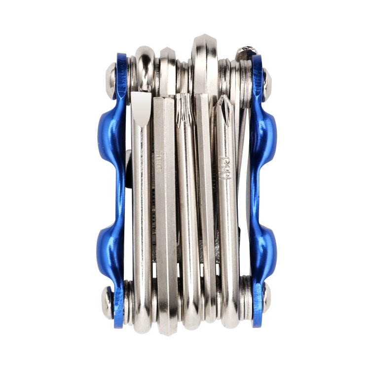 BG-9835D Bicycle Multi-Function Maintenance Curved 11 In 1 Tool Mountain Highway Bike With Interception Machine Combination Tool(blue) - Maintenance tools by PMc TechLife | Online Shopping South Africa | PMc TechLife | Buy Now Pay Later Mobicred