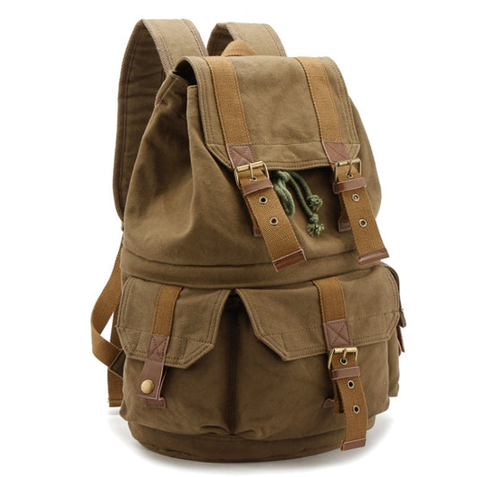 FB-1235-32 SLR Camera Canvas Bag Casual Shoulder Digital Bag(Green) - Backpack by PMC Jewellery | Online Shopping South Africa | PMC Jewellery | Buy Now Pay Later Mobicred