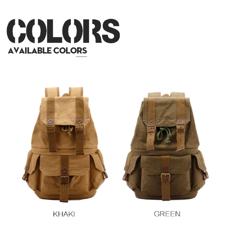 FB-1235-32 SLR Camera Canvas Bag Casual Shoulder Digital Bag(Green) - free shipping - PMC TechLife - Order now!