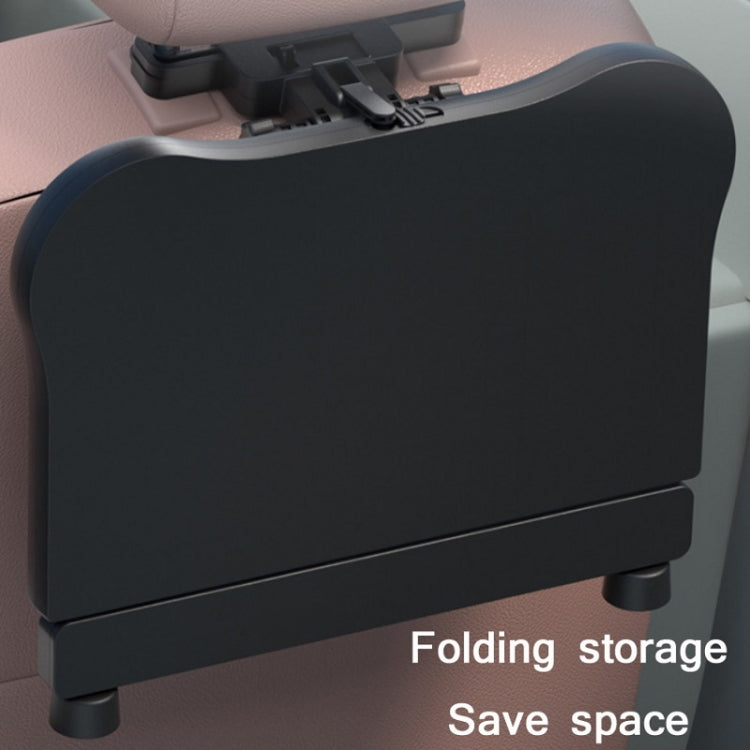 Car Seat Back 360 Degree Rotating Dining Table Board Multifunctional Folding Beverage Computer Rack(Black) - Car Drink Holders by PMC TechLife | Online Shopping South Africa | PMC TechLife | Buy Now Pay Later Mobicred