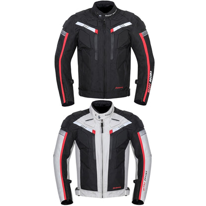 GHOST RACING GR-Y07 Motorcycle Cycling Jacket Four Seasons Locomotive Racing Anti-Fall Cloth, Size: XL(Light Grey) - Protective Gear by GHOST RACING | Online Shopping South Africa | PMC Jewellery | Buy Now Pay Later Mobicred