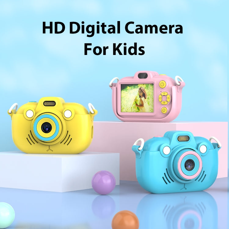 DC502 2.4-Inch 16X Zoom 2.7K Video Recording Children Digital Camera, Color: Blue No Card(AU Plug) - Children Cameras by PMC Jewellery | Online Shopping South Africa | PMC Jewellery | Buy Now Pay Later Mobicred