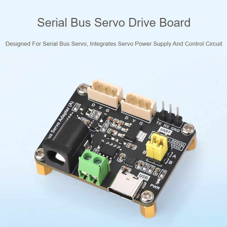 Waveshare 25514 Serial Bus Servo Driver Board, for ST/SC Series Serial Bus Servos - Modules Expansions Accessories by Waveshare | Online Shopping South Africa | PMC Jewellery