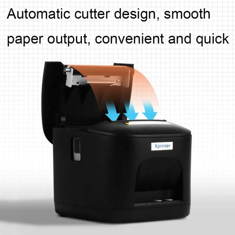 Xprinter XP-T80 72mm Portable Express List Thermal Receipt Printer, Style:USB Port(EU Plug) - Printer by Xprinter | Online Shopping South Africa | PMC Jewellery | Buy Now Pay Later Mobicred