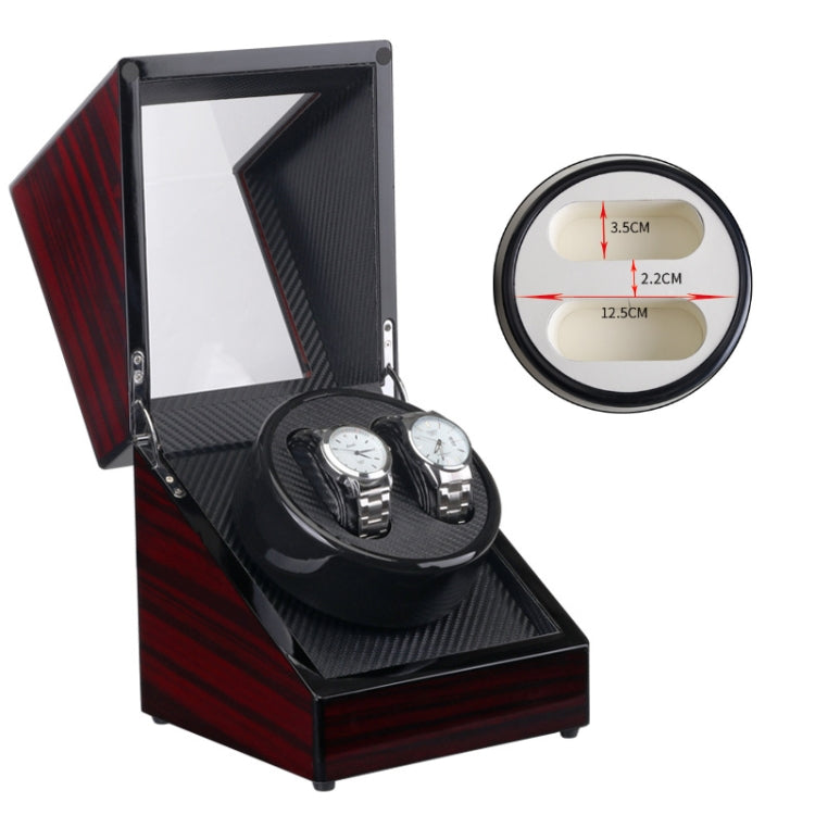 Ebony Lacquer Single-Head 2-Position Watch Box Rotating Winding Watch Shaker Motor Box,US Plug(W113RW) - free shipping - PMC TechLife - Order now!