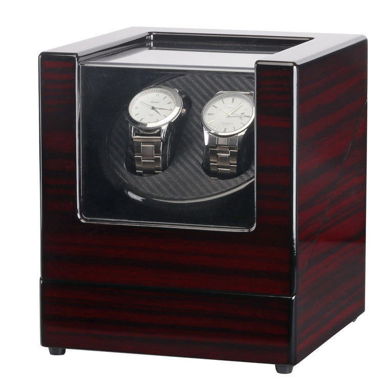 Ebony Lacquer Single-Head 2-Position Watch Box Rotating Winding Watch Shaker Motor Box,US Plug(W113RW) - free shipping - PMC TechLife - Order now!
