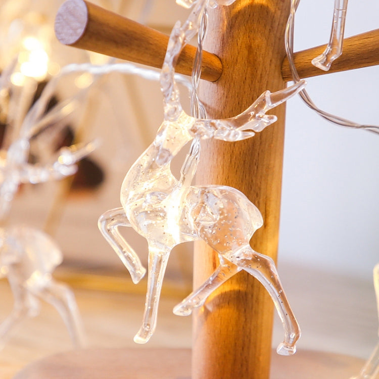 Christmas Elk String Lights Holiday Decoration, Spec: 6m 40 LEDs USB Power(Colorful Light) - Christmas Decoration Lamps by PMc TechLife | Online Shopping South Africa | PMc TechLife | Buy Now Pay Later Mobicred