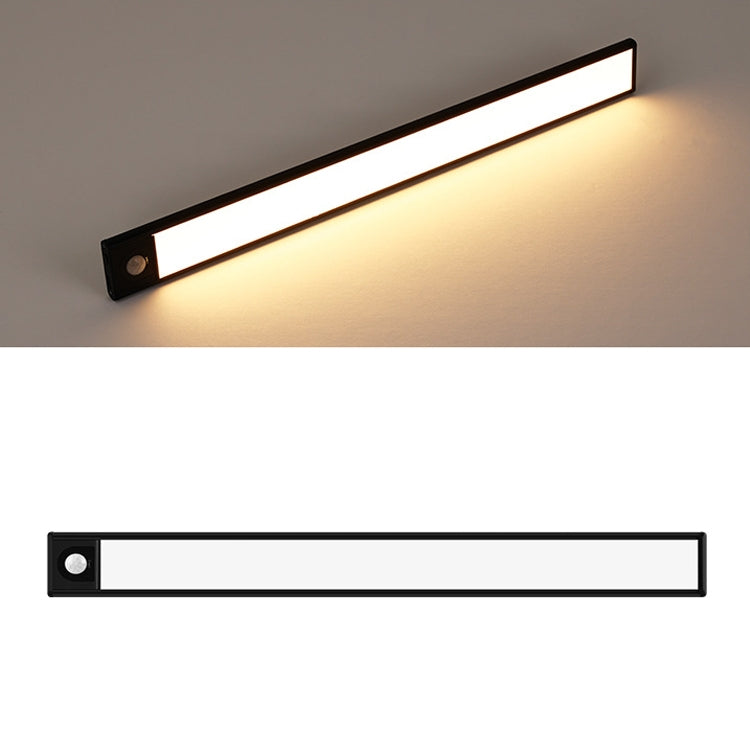 Intelligent Automatic Human Body Induction Wireless LED Lamp 20cm(Black + Warm Light) - Sensor LED Lights by PMc TechLife | Online Shopping South Africa | PMc TechLife | Buy Now Pay Later Mobicred